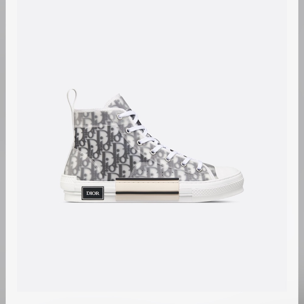 B23 HIGH-TOP SNEAKERS IN DIOR OBLIQUE